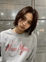 =メンズボブ/メンズヘア/フェザーパーマ／MEN’S HAIR