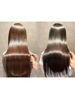 [PALABO（カラー+Tｒ）+カット￥10380]髪質改善が叶う種類豊富なTr。超音波アイロンで効果UP[錦糸町]