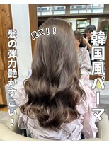 アミー 銀座(Ammy) 韓国風パーマコテ巻き風パーマ!くるくるしながら乾かせば完成!