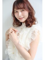 マッシュアンドマッシュアヴェダ ららぽーと福岡店(mash&mash AVEDA)&nbsp;ニュアンスカール☆ナチュラルピンクブラウン/20代30代40代◎