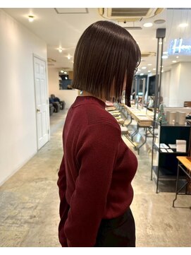 ヘアーブレイス(hair brace) 千葉駅/着物ヘア/大人ガーリー/ダークアッシュ/似合わせカット