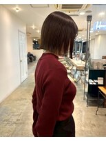 ヘアーブレイス(hair brace) 千葉駅/着物ヘア/大人ガーリー/ダークアッシュ/似合わせカット