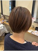 【似合わせショート】暗めカラー/グランマッシュ/鎌取/林愛華