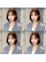 ウィールール 白石店(WE RULE)&nbsp;ナチュラルストレート×シースルーバングの大人ツヤボブ