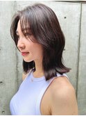 仙台レイヤーカットミルクティーブロンドダークブルーグレージュ