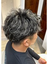 NOANO&nbsp;ルーズショートパーマ＋ハイライト