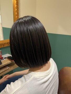 ブランシェ ヘアデザイン(BLANCHE hair design) 美髪ストレートボブスタイル
