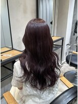癒髪(yukami) 艶感◎ピンクブラウンウェーブロング