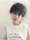 [Ravo]マッシュベースショートのニュアンスパーマスタイル