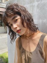 ソイ 下北沢(soi)&nbsp;ショートバングのミディアムレイヤー