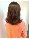 20センチカット!バッサリ切りっぱなしセミディ。【名古屋 栄】