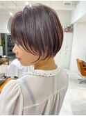 ♪前下がりショートボブハンサムショートカット上手い錦糸町ケア