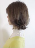 大人の軽やかボブ☆レイヤー/大人ヘア/ボリューム/ナチュラル