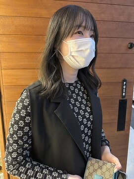 エムサロン 元総社(emusalon) 《Yachida》くびれヘア×オリーブベージュ