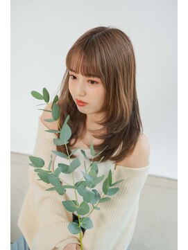 パーク 福岡天神西通り店(parc) ミルクティーベージュハイナチュラル透明感カラーハイトーン