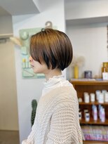 アンドチル 渋谷(AND CHILL)&nbsp;伸ばしかけショートボブ/ナチュラルショート/丸み　渋谷