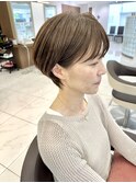 直毛さんでもやさしい丸みショート