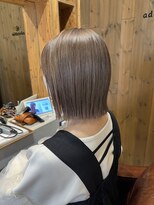 アドラーブル 駅南店(adorable) 美髪結べるボブボブウルフミニウルフ薄めバング斜めバング