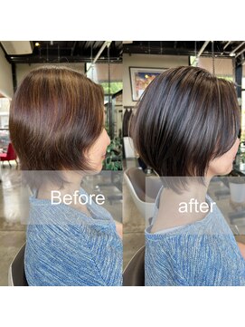 バグジー 中間(BAGZY) 白髪ぼかし