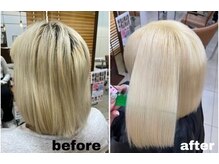 【髪質改善トリートメント】ブリーチ×ケアで継続できるお洒落を♪【大日/髪質改善】
