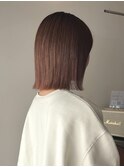 ボブ・ピンクブラウン