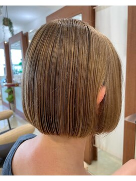 イメージア 町田店(IMAGE A) ブラウンベージュボブ@30代40代50代60代