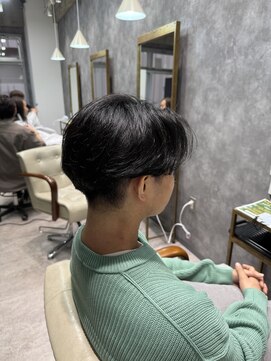 フォンド 津田沼(fond.) ニュアンスパーマ/韓国マッシュ/スパイキーショート/津田沼/韓国