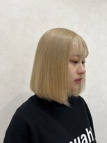 トゥルークリエイション 渋谷(True Creation)&nbsp;韓国/レイヤー／イメチェン/ホワイト/外ハネポブ/美髪/渋谷