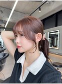 チェリーブラウンホワイトグレージュ顔型別ヘアスタイル特集