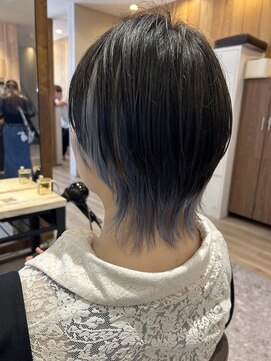 アヴァンス ジェイアール和歌山店(AVANCE.) ウルフ×インナーカラーシルバーアッシュ