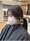 顔周りカット！