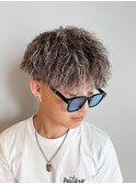 ツイストマッシュパイルツイストフェードツイストピンパーマ