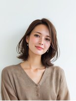e.m.a プレミアムビューティーサロン 栄駅店(e.m.a PREMIUM BEAUTY SALON)&nbsp;レイヤーカット/イメチェン/外ハネボブ/美髪/ワイドバング/髪型