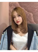 韓国レイヤー/韓国風/ボブ/髪質改善/黒髪/ブリーチなし〔池袋〕