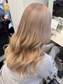 ラピステン 福岡天神 大名店(Lapis) 福岡1ミルクティーカラー得意です!色落ちまで綺麗にします♪
