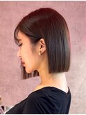 綺麗なライン感が出るボブは縮毛矯正で叶う!