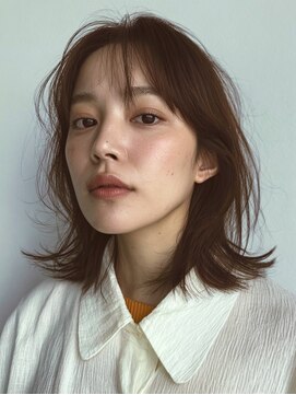 アンドレイ 表参道(andrey) 着物ヘア/大人ガーリー/ダークアッシュ/似合わせカット/表参道