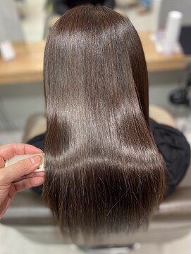 シャルムバイケンジ(Charm.by KENJE) 天使の縮毛矯正銀座髪質改善前髪ピンクベージュアンブレラカラー