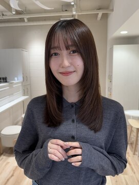 カナージュ(Canage) #セミロング　#顔まわりレイヤー