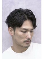 トラスト ザ バーバー 東京駅日本橋店(TRUST the Barber)&nbsp;センターパート/ニュアンスパーマ