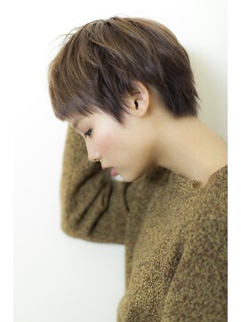 アコロン(acoron) 小顔カット×ナチュラブラウン×黒髪