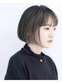 インナーカラー ミニボブ デザインカラー ワイドバング 大須