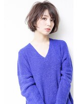 マーズソレイユ 宝塚駅前店(mars soleil) 大人かわいい小顔ショートカットボブハンサムヘア 斜