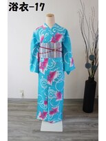 きものサロン すずめ屋&nbsp;レンタル番号　浴衣-17（金魚～美月）