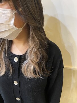 ボアップ 新居浜店(boappu) #インナー #プルエクステ #グレージュ #カラー #新居浜