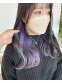 インナー×ホワイトパープル