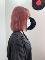 デート 下北沢(DATE)&nbsp;ダブルカラーピンクベージュケアブリーチハイトーン髪質改善