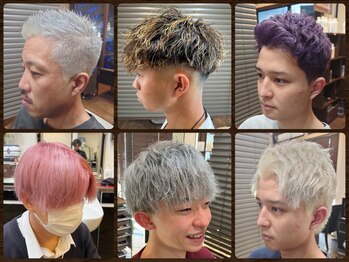 ガイズ ヘアー イサミ(GUY'S HAIR 133)の写真/【当日予約ＯＫ！】お客様それぞれに似合う色味・デザインをご提案☆なりたいスタイルを叶えます♪