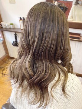 ヘアークルーズピース (hair cruise Piece) ナチュラルハイライト×ことりベージュ part2