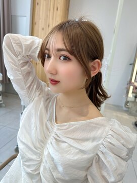 アフロートリノ(AFLOAT Leino) 小顔になる顔まわり　韓国ヘア　韓国風顔まわり　シースルー